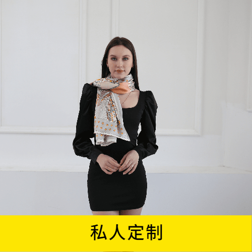 Female silk scarf